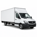 Mercedes Sprinter Lang mit Hebebühne mieten in Muttenz bei Basel – Frontansicht