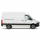 Mercedes-Benz Sprinter Laderaum mieten Basel – Innenansicht