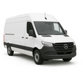 Mercedes-Benz XXL Sprinter Hochdach mieten in Muttenz bei Basel – Frontansicht