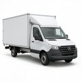 Mercedes Sprinter Kompakt mit Hebebühne mieten in Muttenz bei Basel – Frontansicht