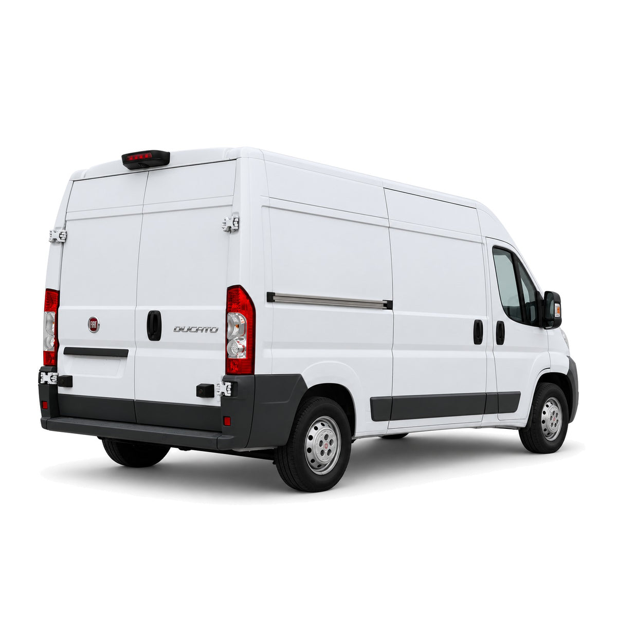 Fiat Ducato EasyMove Kastenwagen mieten in Muttenz bei Basel – Heckansicht mit Hecktüren