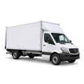 Mercedes Sprinter Kastenwagen mit Hebebühne (lang, 430 cm) mieten in Muttenz bei Basel – Frontansicht